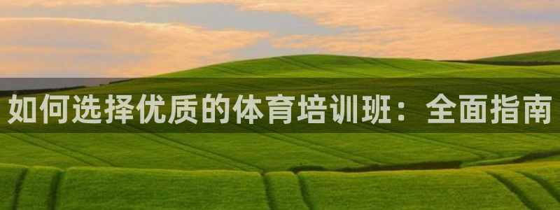 欧陆娱乐挂机怎么玩的：如何选择优质的体育培训班：全面
