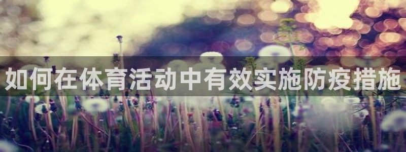 欧陆娱乐登录注册平台下载：如何在体育活动中有效实施防