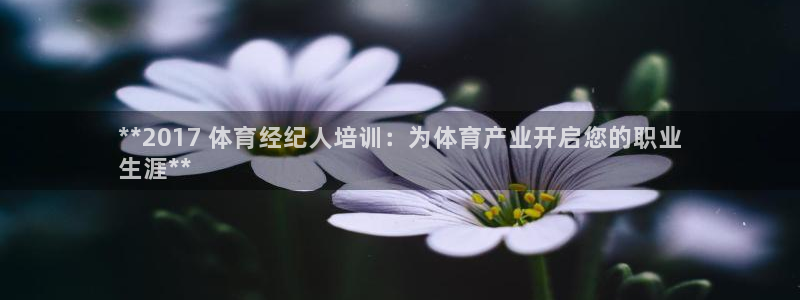 欧陆娱乐不让提现：**2017 体育经纪人培训：为体育产业开