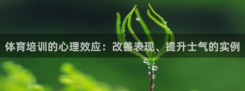 欧陆娱乐可以退钱：体育培训的心理效应：改善表现、提升