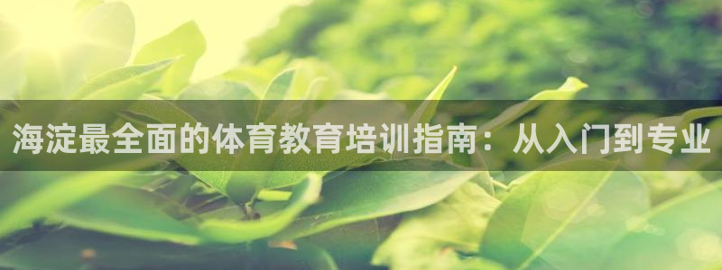 欧陆娱乐突然登录不了了：海淀最全面的体育教育培训指南：从入门